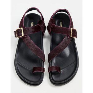 ALOHAS Siren Genuine Calf Hair Sandals Sz EU40/US10